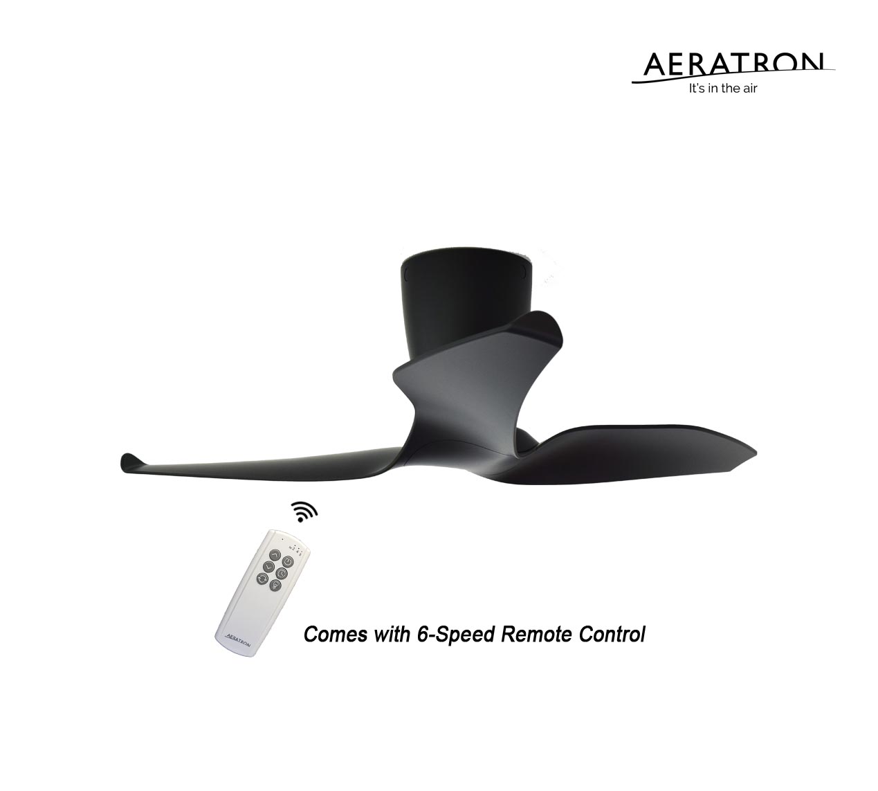 1 Aeratron FR Black Ceiling Fan KHIND Image